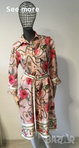 IRIS многоцветна рокля XS, снимка 2 - Рокли - 54000401