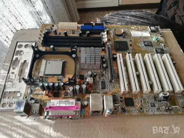 Дънна платка Asus P4PE-X Socket 478 CPU+FAN+RAM, снимка 2 - Дънни платки - 47859585