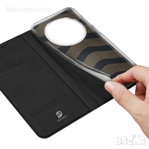 Кожен Калъф DUX DUCIS + Скрийн Протектор за Xiaomi 15 Ultra – Черен / Тъмносин, снимка 8 - Калъфи, кейсове - 50780855