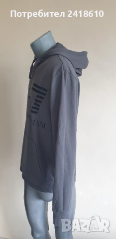 Emporio Armani EA7  Hoodie Mens Size L НОВО! ОРИГИНАЛ! Мъжко Горнище Качулка!, снимка 10 - Спортни дрехи, екипи - 52278211