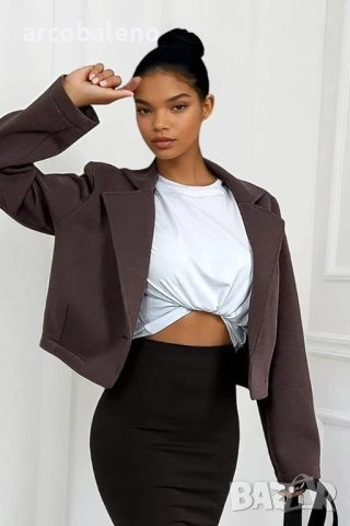 Дамско късо спортно сако Grace, 5цвята , снимка 6 - Сака - 52998194