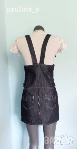 Два броя / Винтидж дънков марков сукман "Olympia" и "Motor jeans" , снимка 5 - Сукмани - 51299718