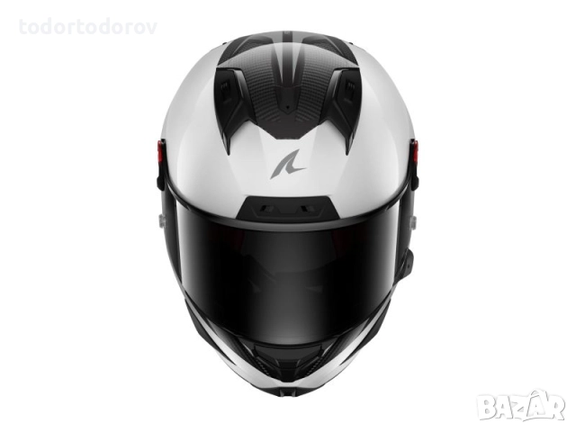 Мото Каска SHARK AERON GP BLANK SP White Official FIM MotoGP Helmet, снимка 3 - Аксесоари и консумативи - 52903260