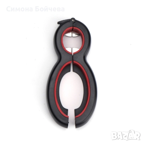 Мултифункционална 6 в 1 отварачка за бутилки, буркани и консерви, снимка 5 - Други стоки за дома - 52843286