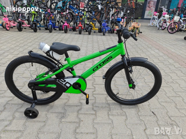 CROSS Велосипед 20" PATROL зелен, снимка 2 - Велосипеди - 53830618