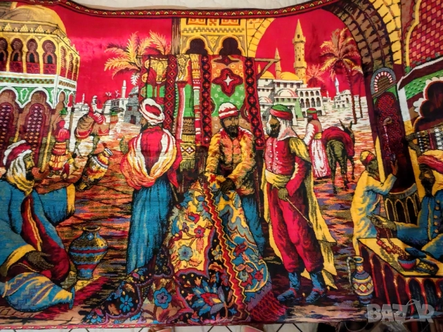 Килим, кавьор за стена, ориенталски мотив. , снимка 7 - Декорация за дома - 51798869