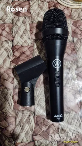 Продавам:Микрофон Akg p35 със държач.нов., снимка 3 - Други - 49534444