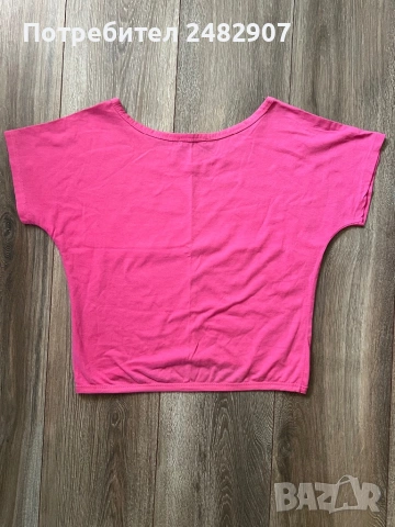 Къса дамска блуза, снимка 4 - Тениски - 53641971