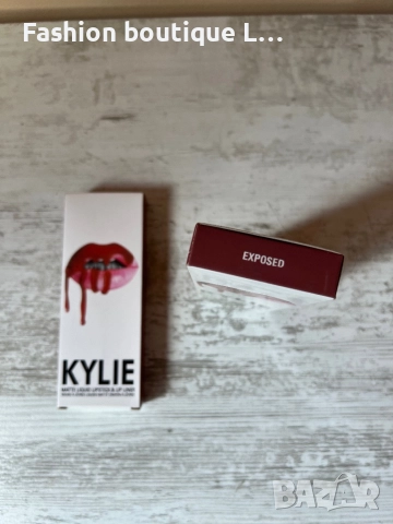 Нови матови комплекти червило + молив на марката KYLIE цветовете са червен , телесен и тъмно лилав ❤, снимка 15 - Декоративна козметика - 52119877