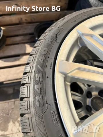 💎 Оригинални джанти Audi 18" + зимни гуми Champiro WinterPro – комплект 5x112, снимка 4 - Гуми и джанти - 53467266