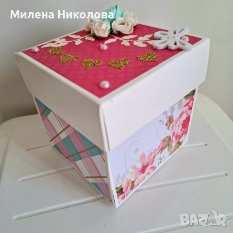 Експлодираща кутия "Сърца"