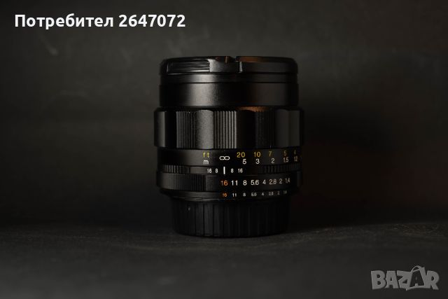 Voigtlander 58mm 1.4 SL II Nokton - Nikon, снимка 1 - Обективи и филтри - 46335017