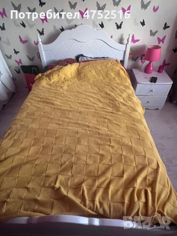 Чисто ново запазено детско обзавеждане: Легло+матрак, Гардероб и бюро, снимка 2 - Гардероби - 53673527