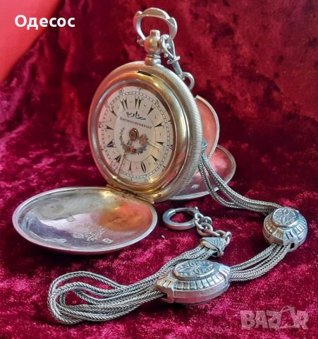 Старинен Османски джобен часовник с кюстек, снимка 5 - Антикварни и старинни предмети - 45135586