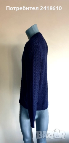 Lacoste Cotton Knit Regular Fit Mens Size 4 - M НОВО!  ОРИГИНАЛ! Мъжки Пуловер!, снимка 11 - Пуловери - 52794425