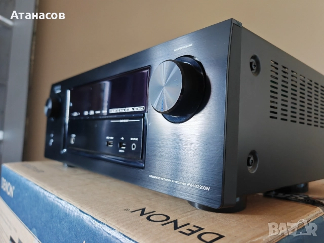 Denon AVR X 2200 W Dolby Atmos Bluetooth Wi-Fi HDMI USB Network 4K 