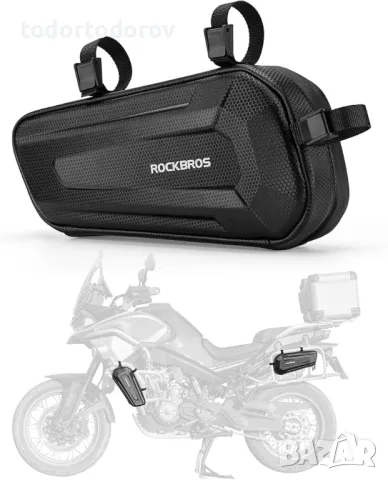 Странична карбонова мото чанта ROCK/BROS 1.6L лява/дясна, снимка 1