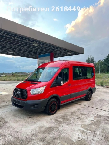 Ford Transit 2.2 TDCI 9 Места, 2х Клима, Серв. История, 2 Броя!, снимка 13 - Бусове и автобуси - 53408238