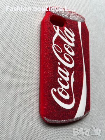 Червен гумен калъф Кока Кола кейс за айфон 8 ❤️, снимка 2 - Калъфи, кейсове - 45711369