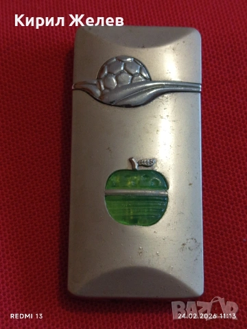 Метална запалка работи иска зареждане  за КОЛЕКЦИЯ ДЕКОРАЦИЯ 33199