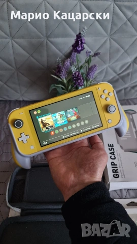 Nintendo switch lite като нова с подарък , снимка 4 - Nintendo конзоли - 53855792