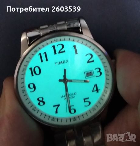 Мъжки часовник TIMEX, Indiglo, дата, снимка 5 - Мъжки - 45175211