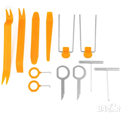 Комплект инструменти за демонтаж интериорни елементи 