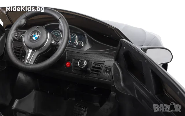 Луксозен детски акумулаторен BMW X6 - Черен, с дистанционно и LED светлини, снимка 12 - Детски велосипеди, триколки и коли - 49964176