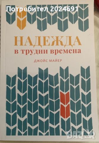 Надежда в трудни времена - Джойс Майер, снимка 1 - Специализирана литература - 45805946