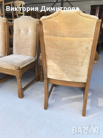 Комплект от 6 трапезни стола , снимка 8 - Столове - 53866207