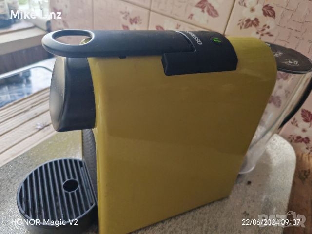 Кафемашина с капсули Nespresso by De’Longhi Essenza Mini Green EN85.L, 19 bar, 1260 W, 0.6 л, Зелен, снимка 10 - Кафемашини - 46317453