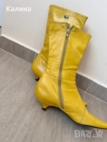 Боти от естествена кожа Buffalo London, снимка 5 - Дамски боти - 50624448