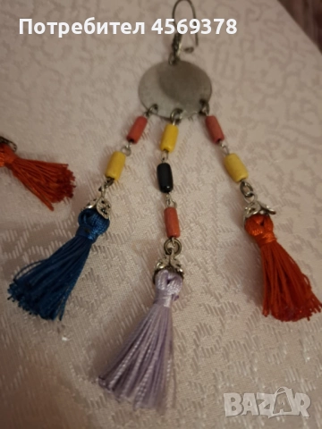 Разноцветни Обеци, снимка 3 - Обеци - 52290891