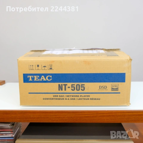 Teac NT-505 DAC High-end AKM VERITA AK4497 DAC, снимка 5 - Ресийвъри, усилватели, смесителни пултове - 53691725