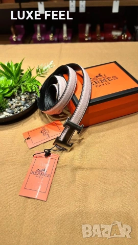 Hermes ⚜️ Естествена Кожа , снимка 18 - Колани - 53396578