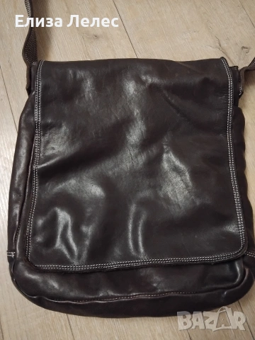 Melograno мъжка чанта от естествена кожа , снимка 2 - Чанти - 53990250