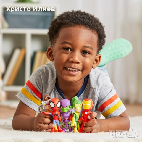 Спайди и невероятните му приятели - Игрален комплект с фигурки герои и злодеи, снимка 10 - Фигурки - 52132280