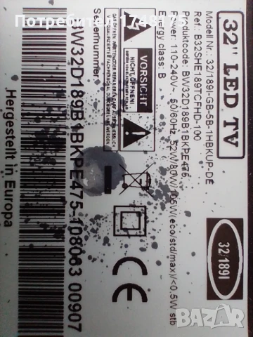 Mainboard TMSD309.B81C 12176 от Blaupunkt 32/189I-GB-5B-HBKUP-DE, снимка 6 - Части и Платки - 51354271