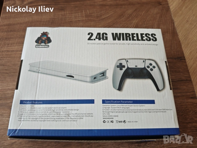 Конзола безжична Game Stick 4K/HD 20 000 игри 