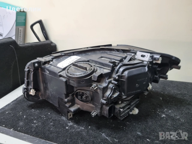 Десен фар BMW F10 F11 Face ксенон завиващ  бмв ф10  xenon far zavivash, снимка 4 - Части - 53763596
