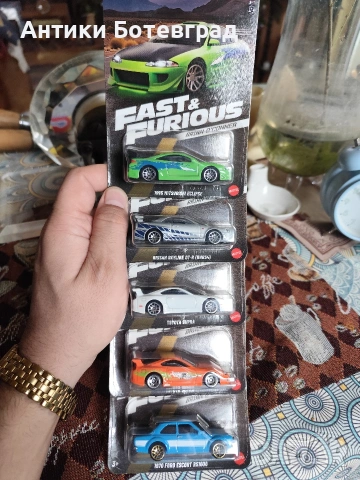 Сет бързи и яростни на Hot wheels Хот уилс , снимка 3 - Коли, камиони, мотори, писти - 53401022