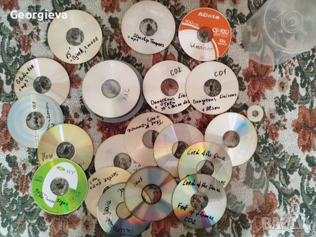 записани дискове с филми