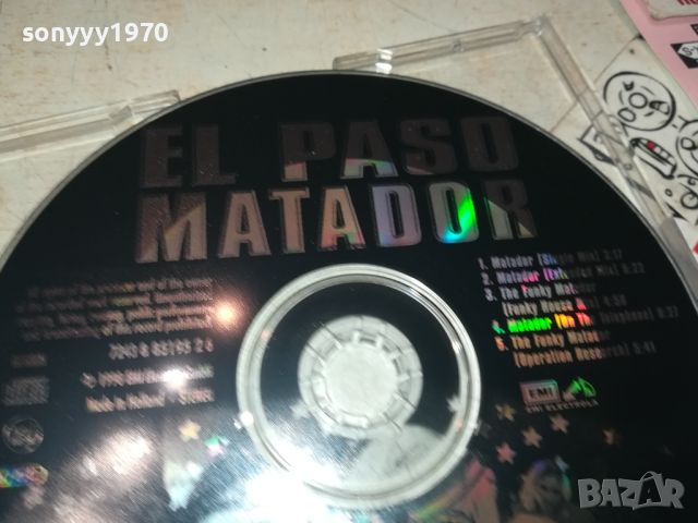 EL PASO MATADOR-CD ВНОС GERMANY 0707241215, снимка 2 - CD дискове - 46499666