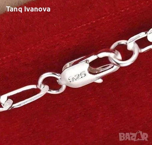 НАМАЛЕНИЕ💥 Дамска сребърна гривна, снимка 3 - Гривни - 52777525