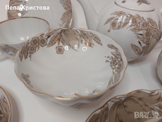 Сервиз за чай от руски порцелан, снимка 6 - Сервизи - 45031133