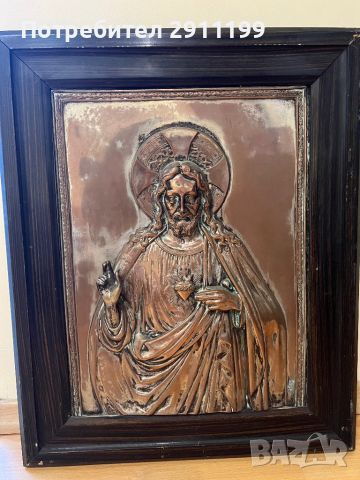 Метална картина на Исус Христос, снимка 4 - Картини - 46216407