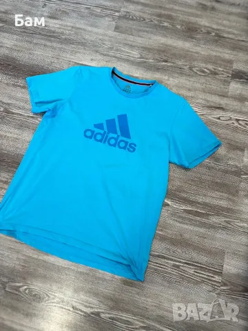 Оригинална мъжка тениска Adidas размер Л, снимка 2 - Тениски - 47220615