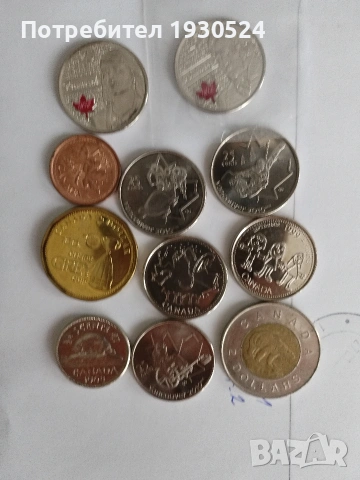 Лот монети Канада.