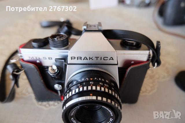Praktica & Meyer Domiplan 50mm f2.8 Lens. M42 Mount, снимка 2 - Фотоапарати - 53800362