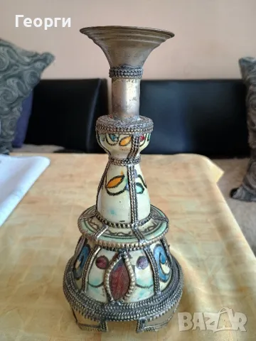 Стар марокански свещик, снимка 5 - Антикварни и старинни предмети - 50099394